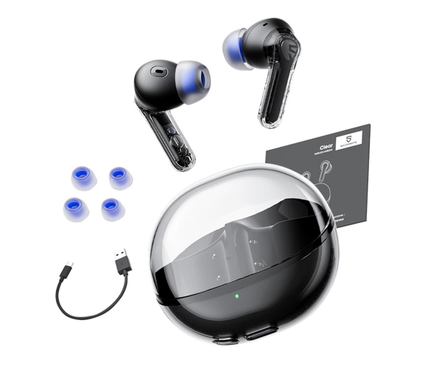 Soundpeats Clear czarne - 1222888 - zdjęcie 5